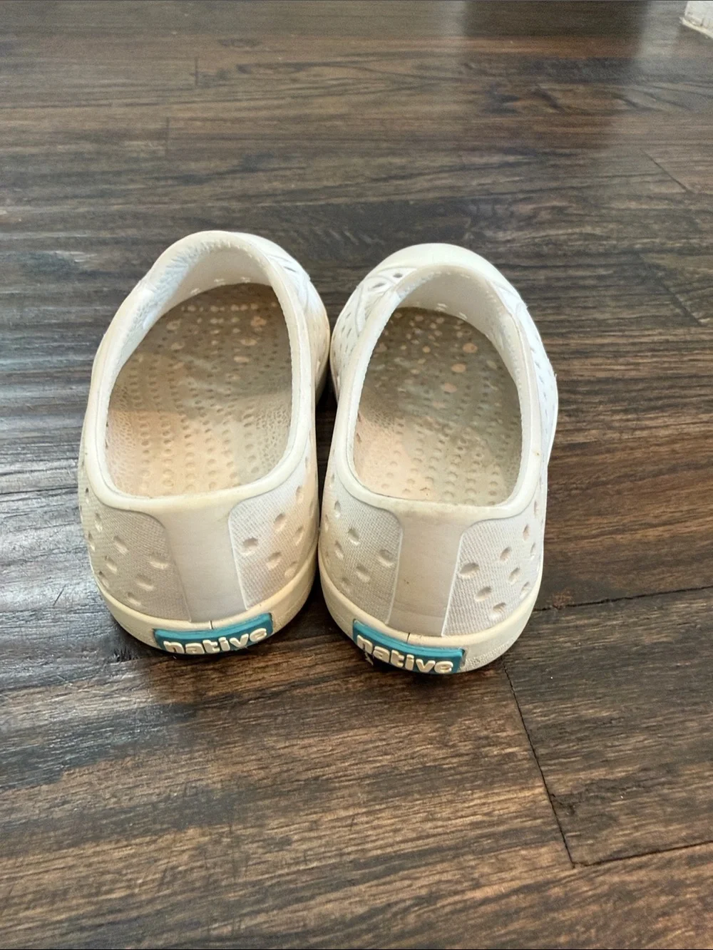 Native Kids Water-Friendly Slip-On Shoes in White